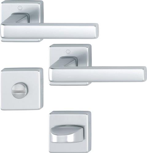 HOPPE Rosettengrt.Dublin 1124/843KV/843KVS Alu.F1 eck.SK/OL DIN L/R D/D - 11929674