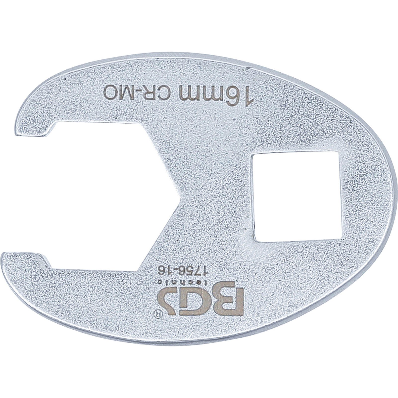 BGS Hahnenfußschlüssel Antrieb Innenvierkant 10 mm (3/8") SW 16 mm - 1756-16