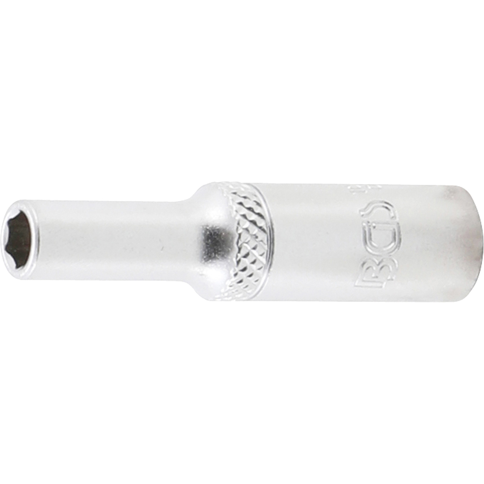 BGS Steckschlüssel-Einsatz Sechskant tief Antrieb Innenvierkant 6,3 mm (1/4") SW 5 mm - 10505