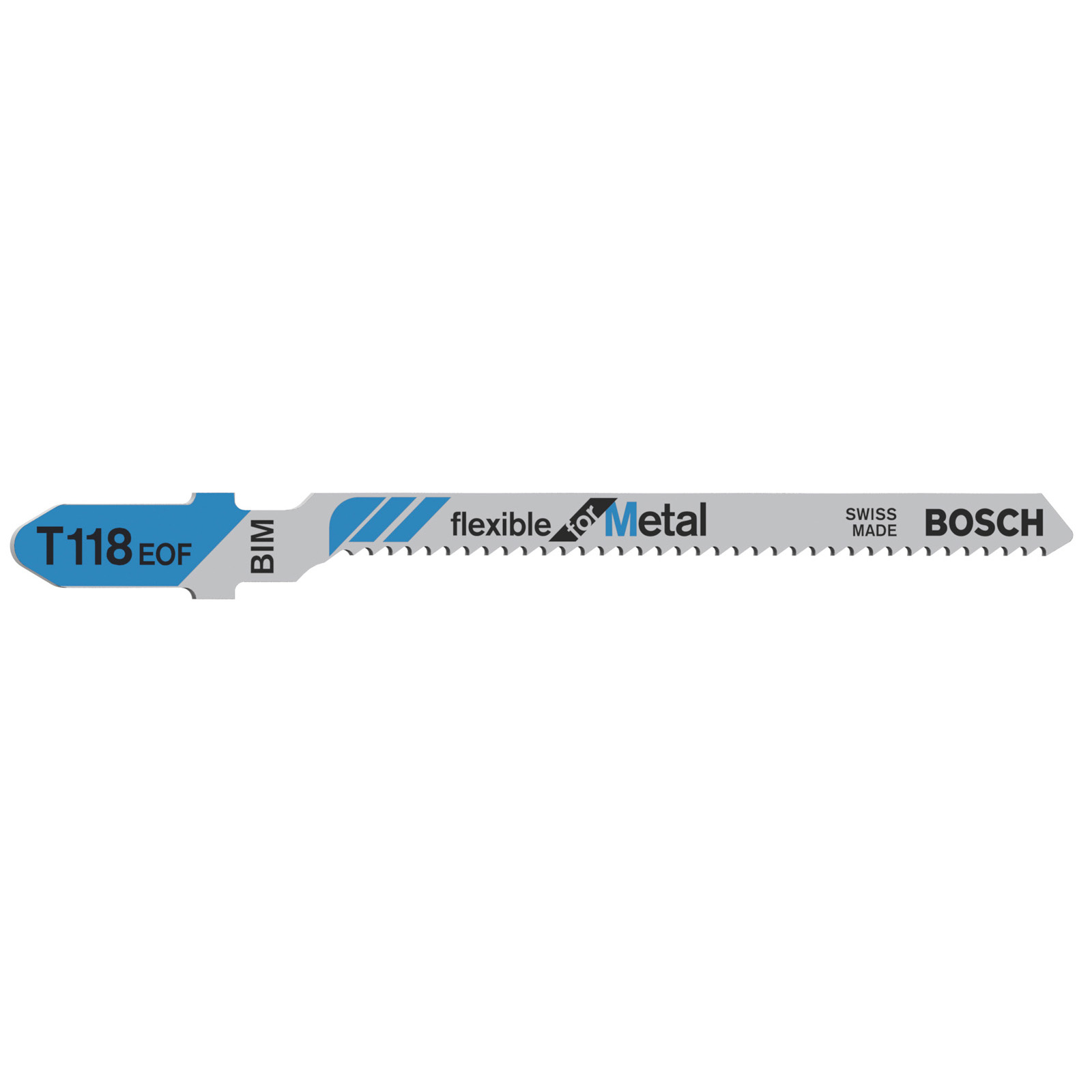 Bosch 5x Stichsägeblatt T 118 EOF Flexible for Metal - 2608634237