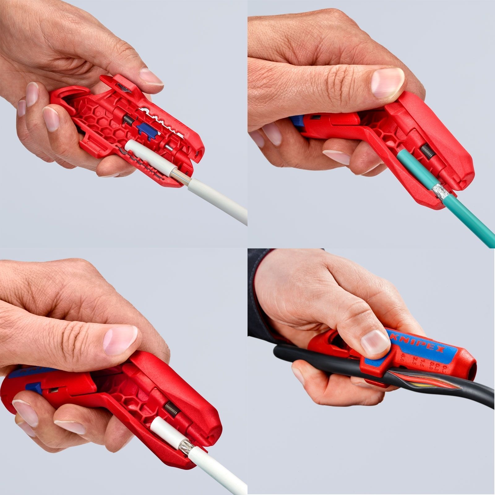 Knipex ErgoStrip® Abmantelungswerkzeug Linkshänder - 169502SB