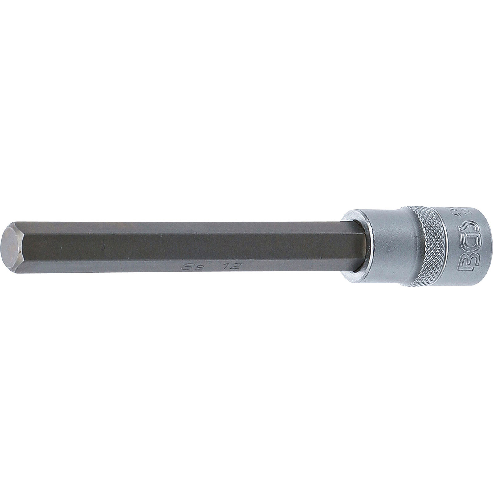 BGS Bit-Einsatz Länge 140 mm Antrieb Innenvierkant 12,5 mm (1/2") Innensechskant 12 mm - 4273
