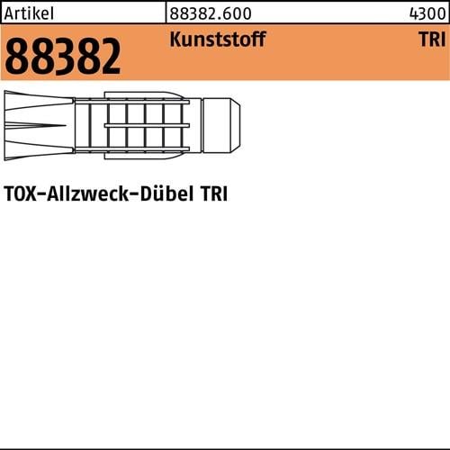 Dübel R 88382 FormTri 7x 51/6,0 Ku. 100 Stück TOX