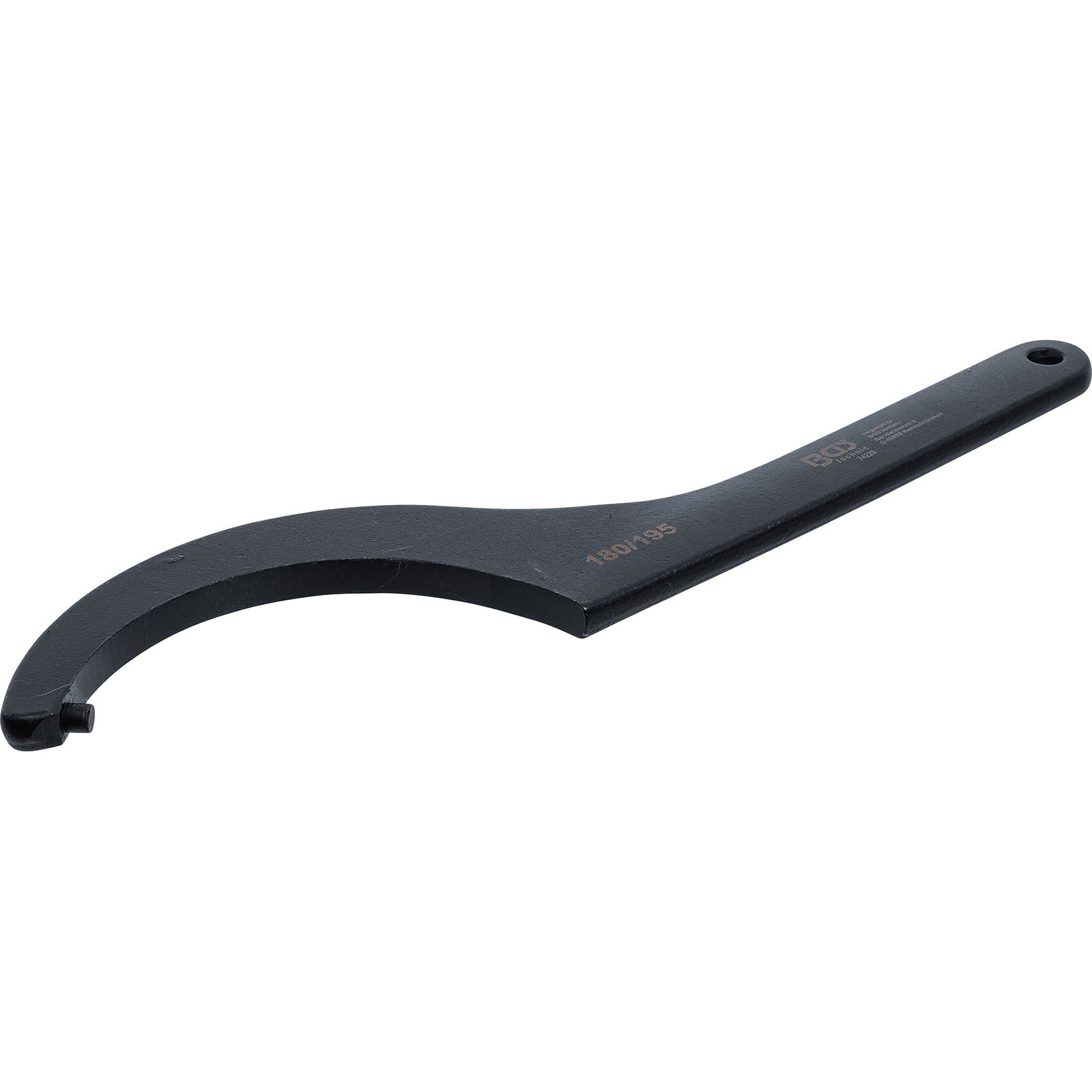 BGS Hakenschlüssel mit Zapfen 180 - 195 mm - 74225