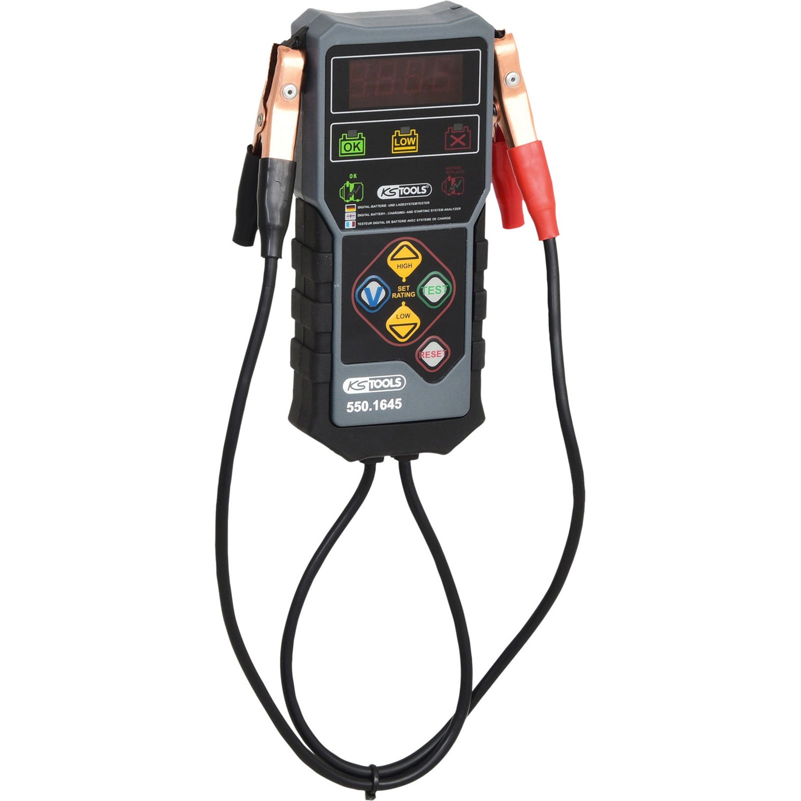 KS TOOLS 12V Digital-Batterietester - 550.1645