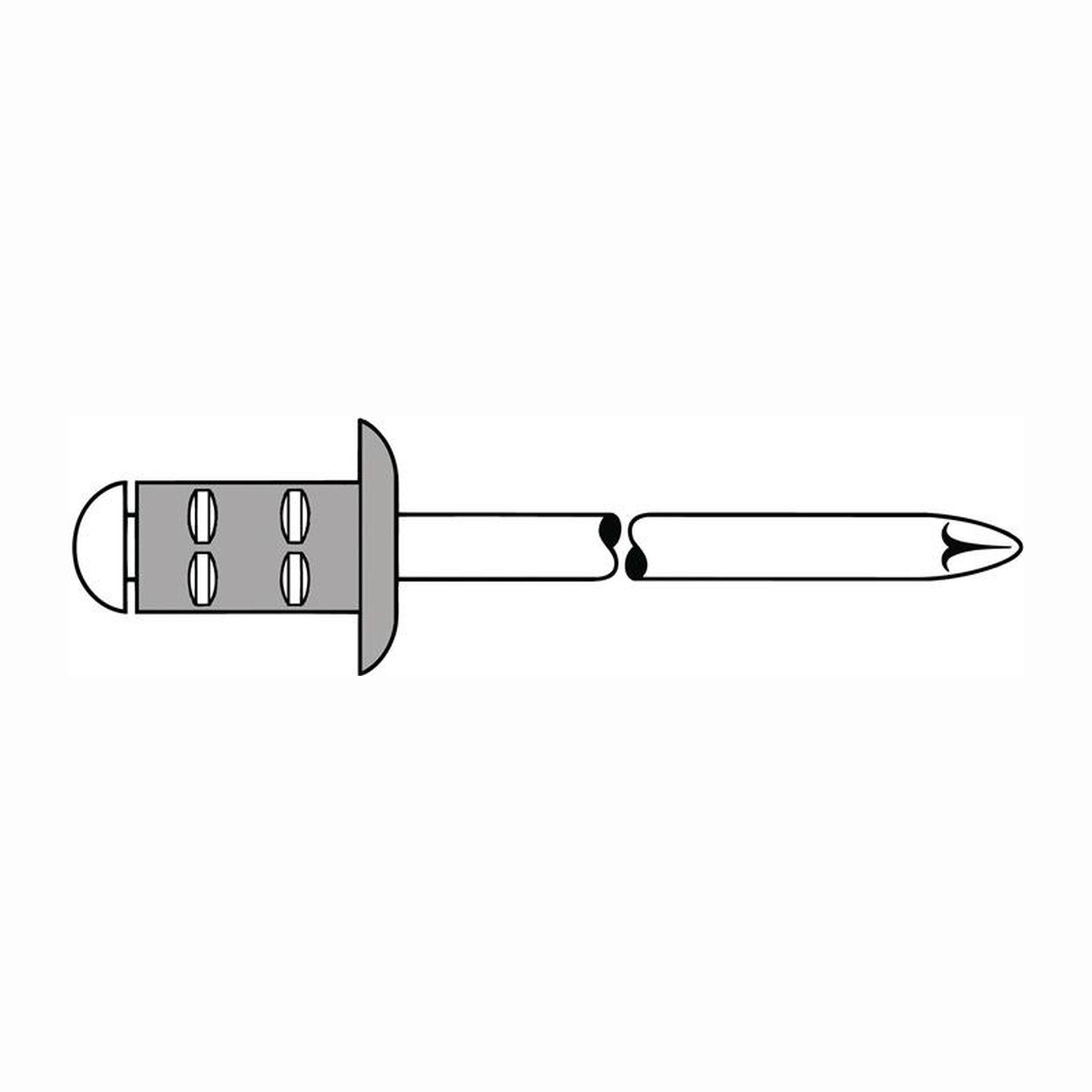 GESIPA Blindniet PolyGrip® Nietschaft d x l 4 x 10 mm - 1464831