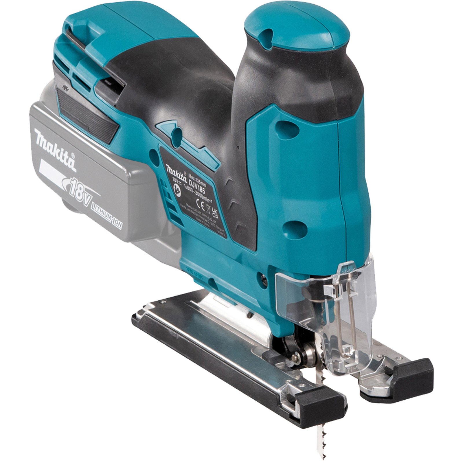 Makita DJV185RF1J Akku-Pendelhubstichsäge 18V / 1x 3,0 Ah Akku + Ladegerät im MAKPAC