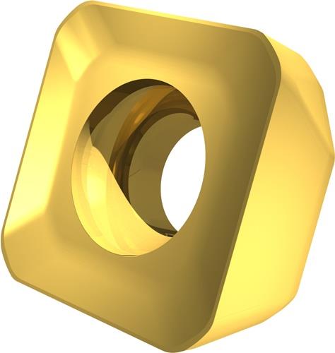 Fräswendeschneidplatte ISO SNMT 1205AZSR-R:M8330 D.5,2mm PVD beschichtet Gold