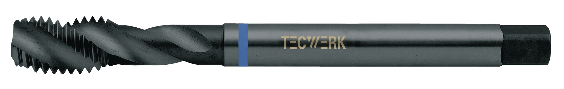 Maschinengewindebohrer DIN 5156C VA G 1/8 Zollx28 HSS-Co vapor.ISO 228 TECWERK