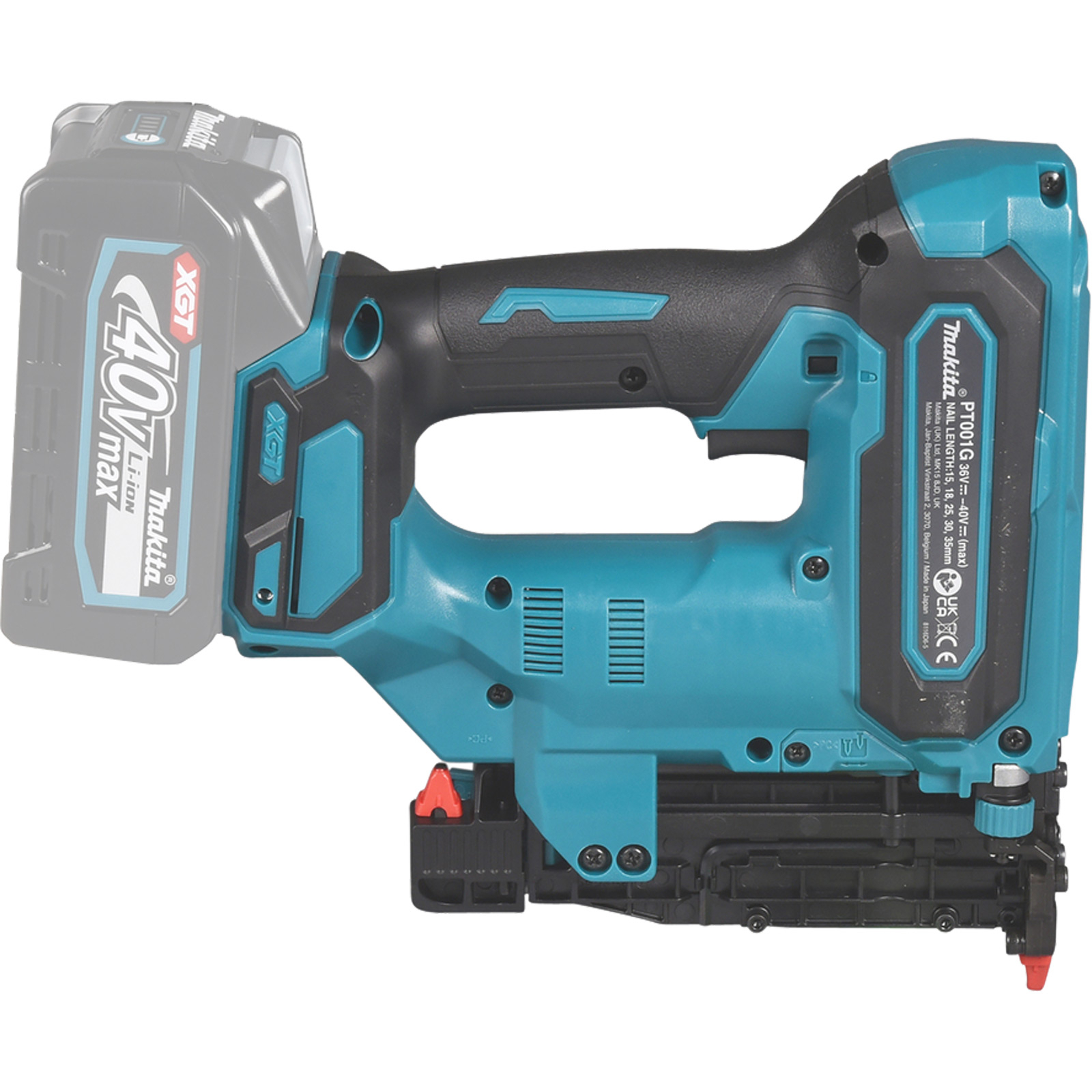 Makita PT001GZ Akku-Stiftnagler 40V max. Solo