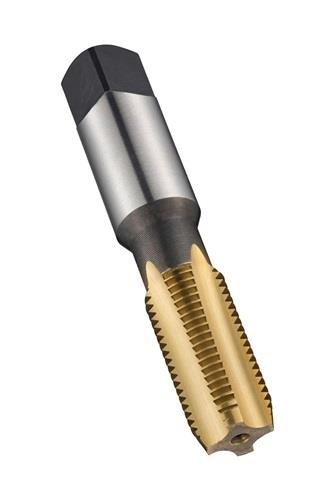 Maschinengewindebohrer ANSI B94.9C E720 NPSF 1/8 Zollx27 HSS TiN 1,5XD Normal