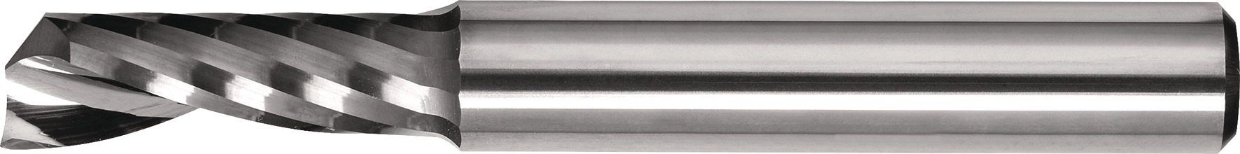 Einzahnfräser Typ W D.3mm VHM 25Grad HA Z.1 lang TECWERK