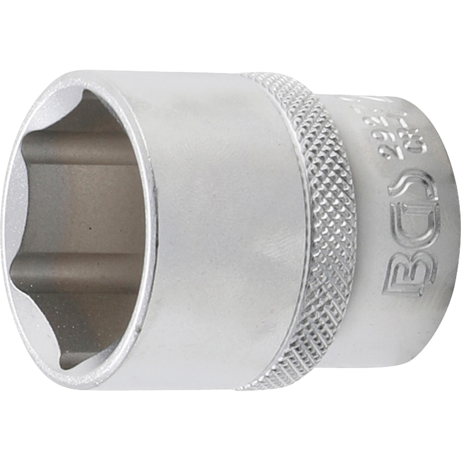 BGS Steckschlüssel-Einsatz Sechskant Antrieb Innenvierkant 12,5 mm (1/2") SW 27 mm - 2927