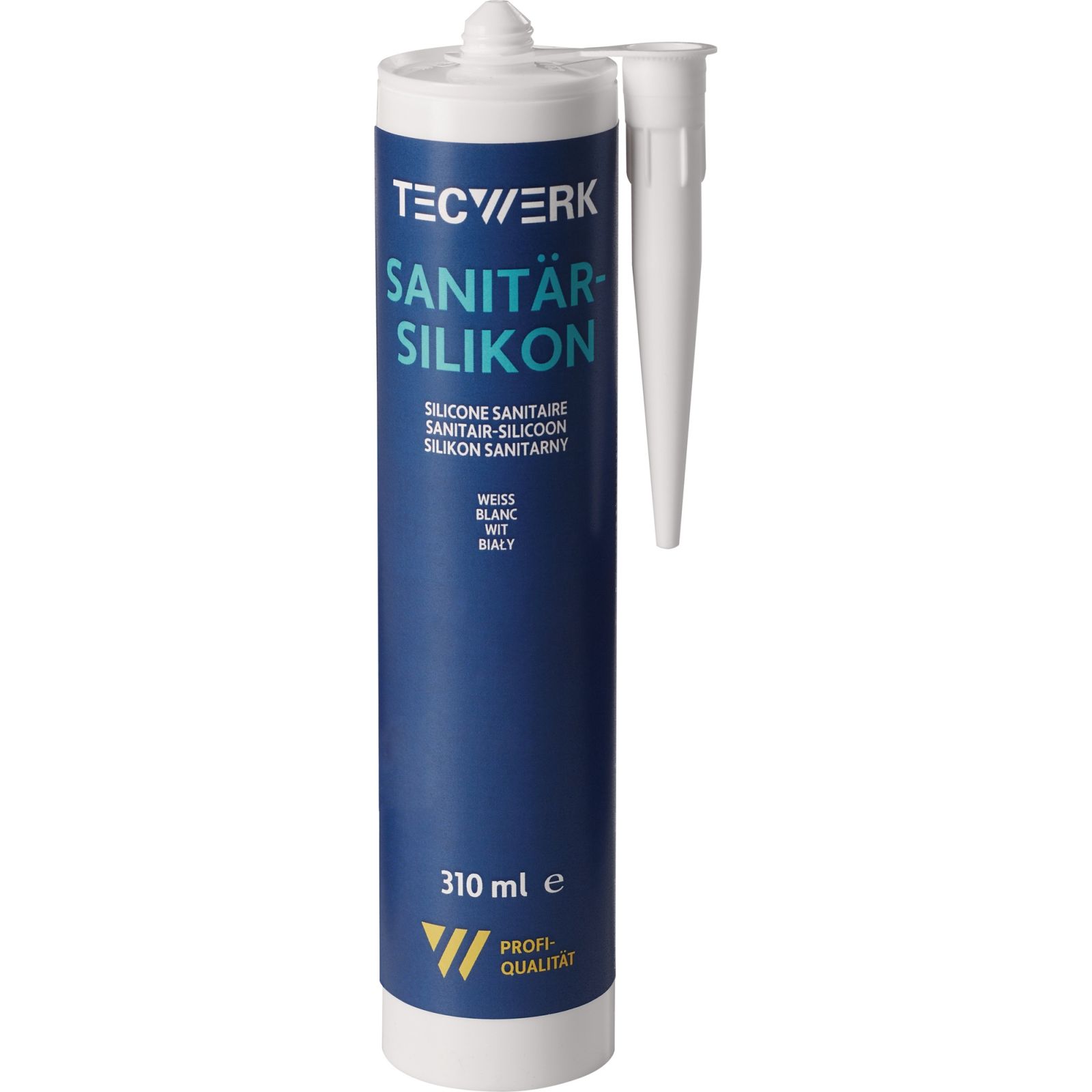 Sanitärsilikon weiß 310ml Kartusche TECWERK