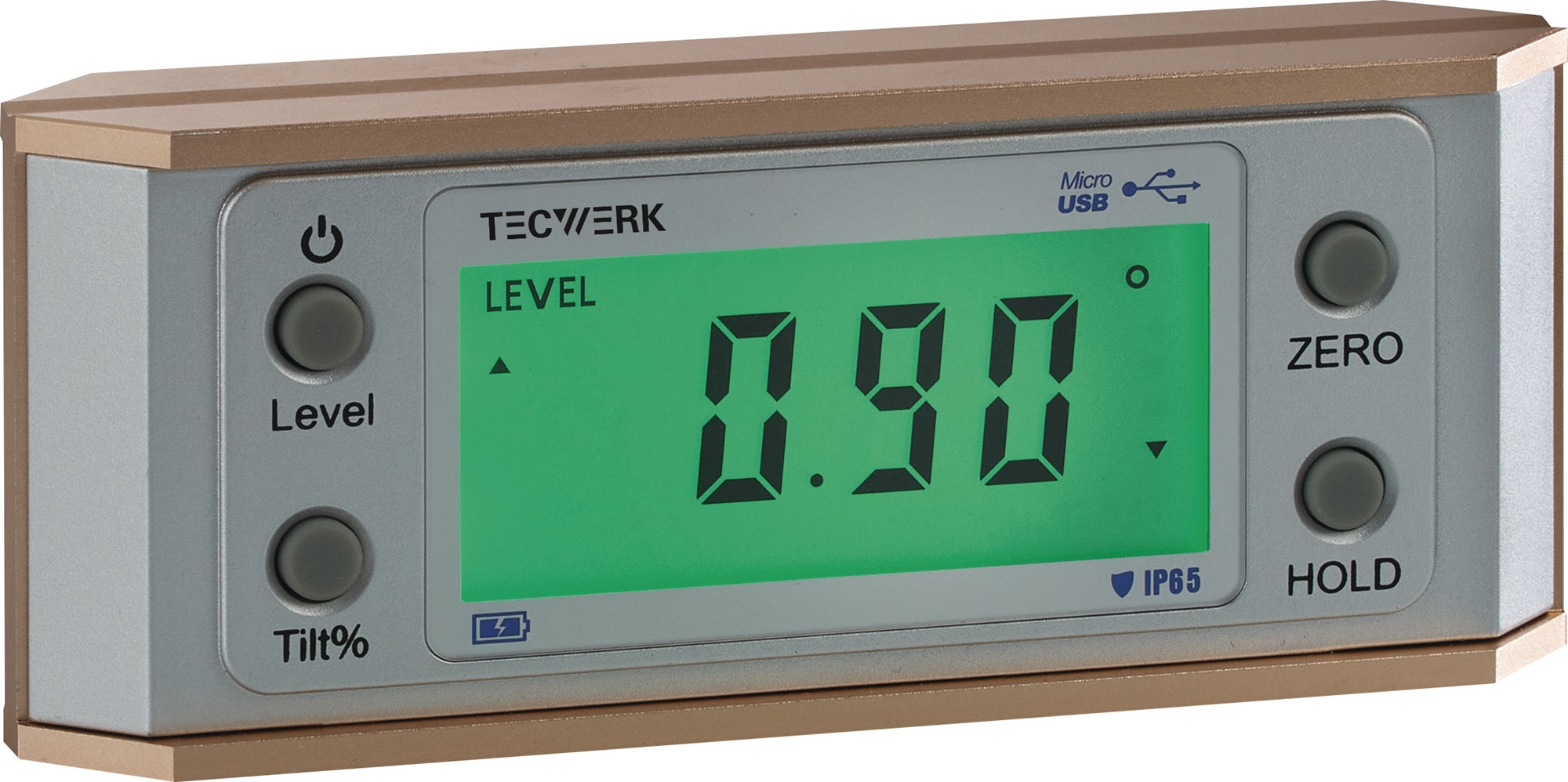 Neigungsmesser 0-90Grad dig.Abl.0,05Grad TECWERK