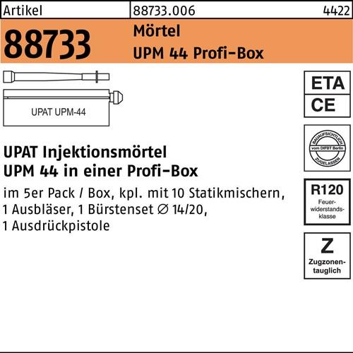 Injektionsmörtel R 88733 UPM 44 Profi-Box Kunstharz 1 Stück UPAT