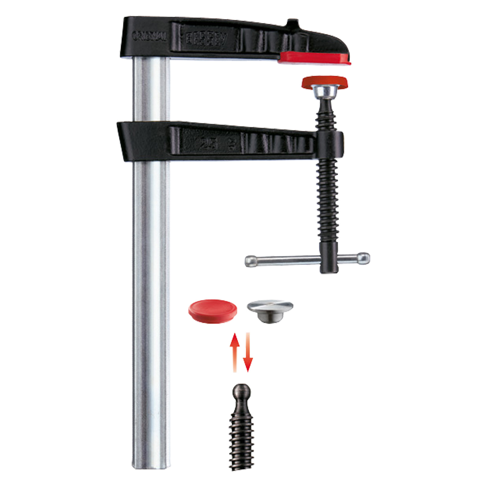 Bessey Temperguss-Schraubzwinge TG mit Knebelgriff