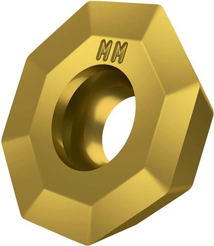 Fräswendeschneidplatte ISO OEHT 0604AEER-MM:M8330 D.5,5mm PVD beschichtet Gold