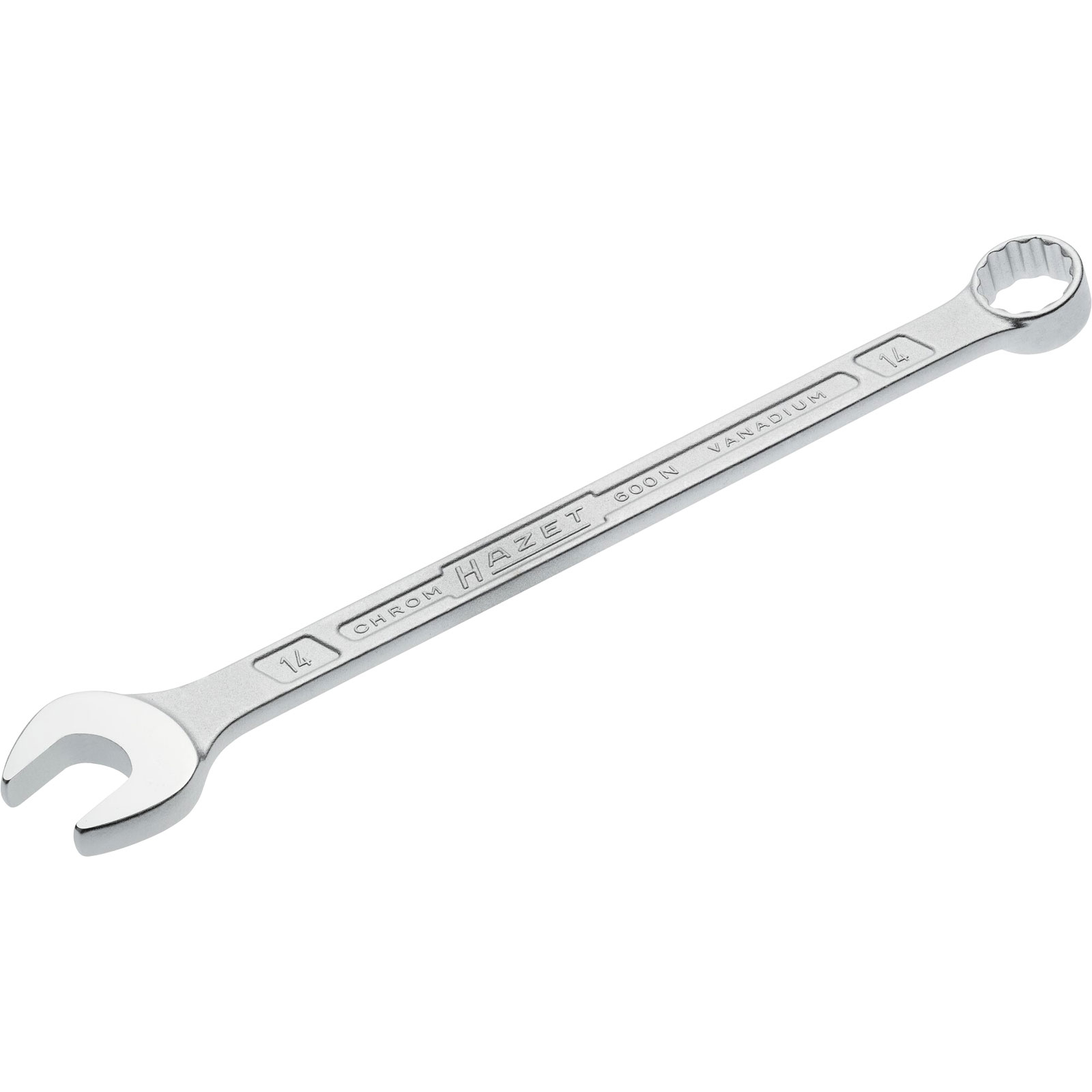 Hazet Ringmaulschlüssel 600N SW 14mm L.204,5mm Form A Spezialstahl - 600N-14