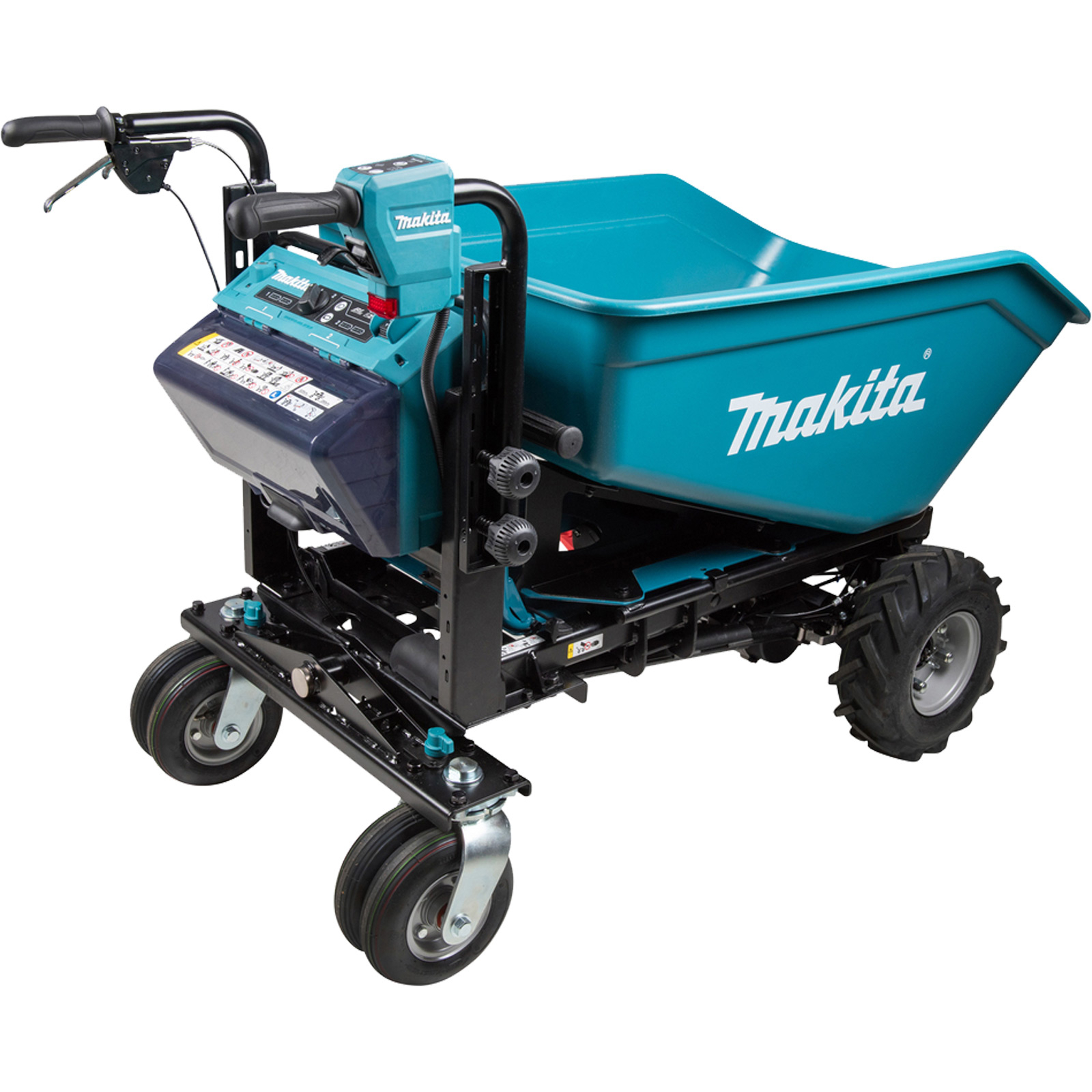 Makita Akku-Schubkarre 2x18V mit elektrischer Kippfunktion Solo - DCU602Z