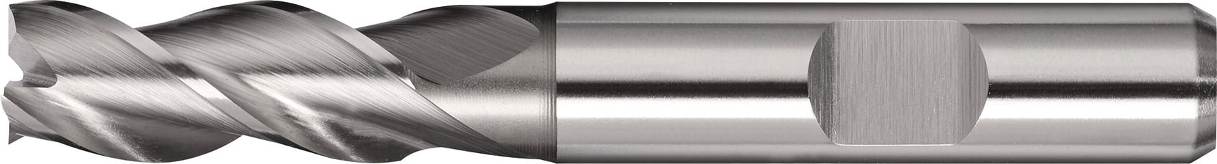 Bohrnutenfräser DIN 844 Typ W D.4mm HSS-Co8 Weldon Z.3 kurz TECWERK