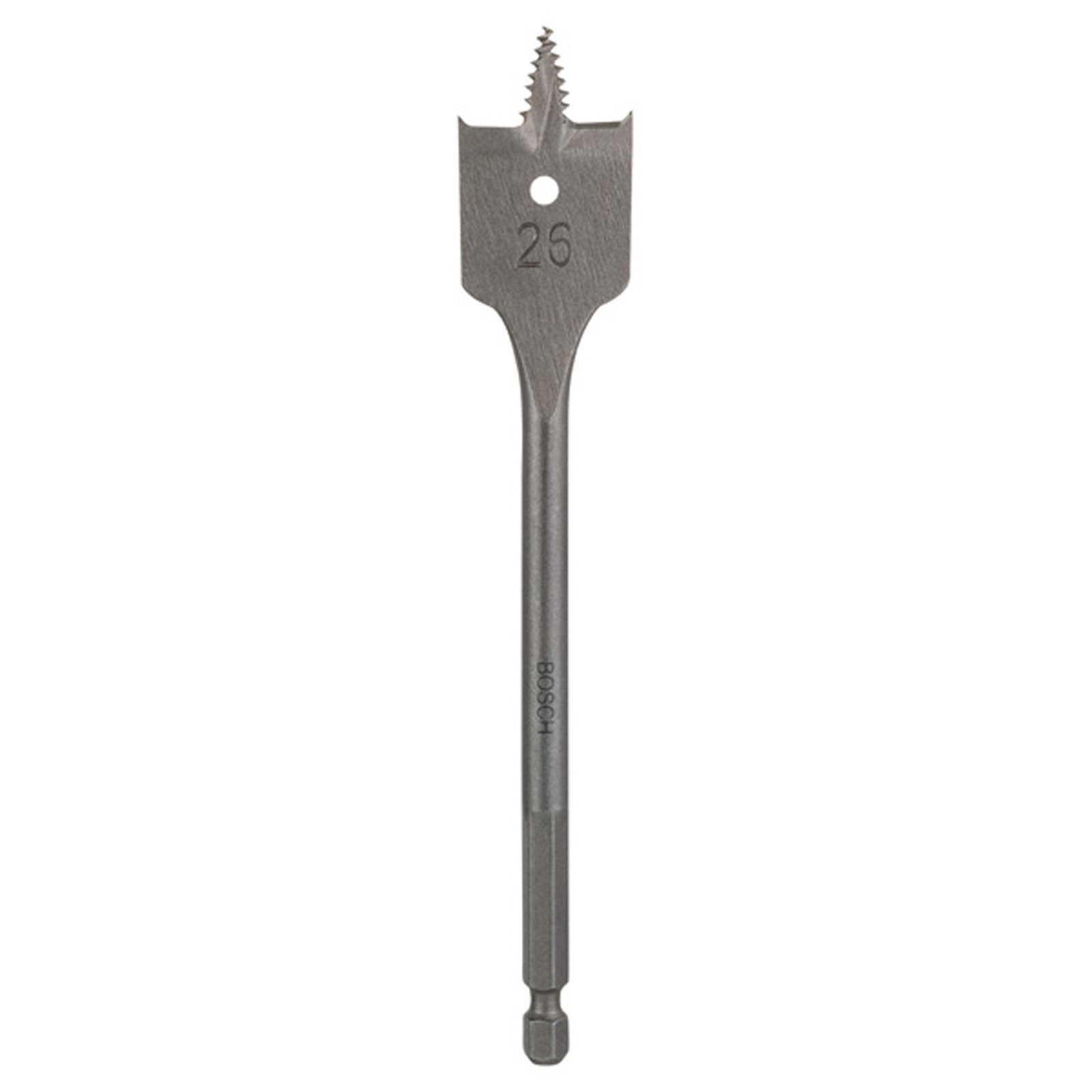 Bosch Flachfräsbohrer Self cut Sechskant D= 26,0 mm L= 152 mm - 2609255341
