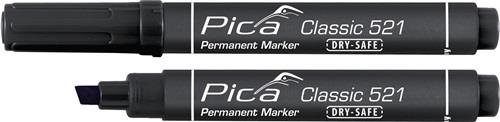 Pica Permanentmarker Classic schwarz Strichbreite 2-6 mm - 521/46