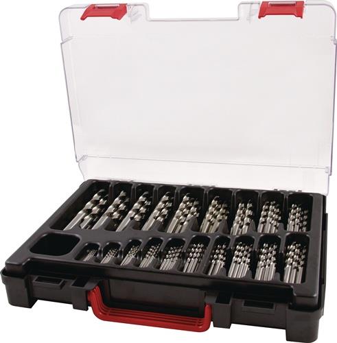 Spiralbohrermagazin DIN 338 TypN 1-10mm steig.um 0,5mm HSS 170tlg.RUKO