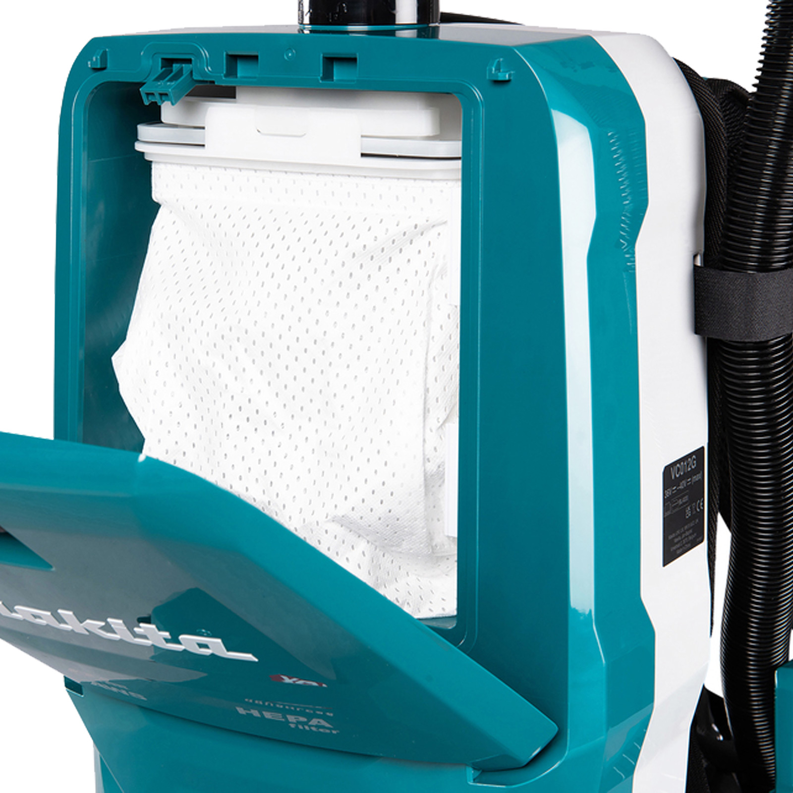 Makita Akku-Rucksackstaubsauger 40V max. mit Bluetooth Solo - VC012GZ01