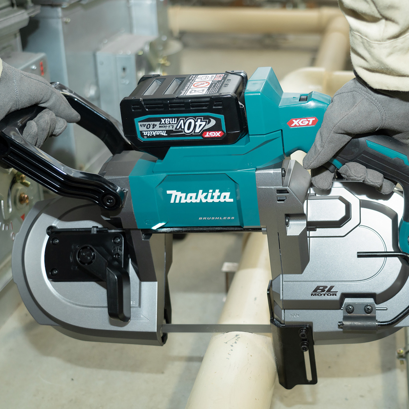 Makita PB002GZ Akku-Bandsäge 40V max. Solo