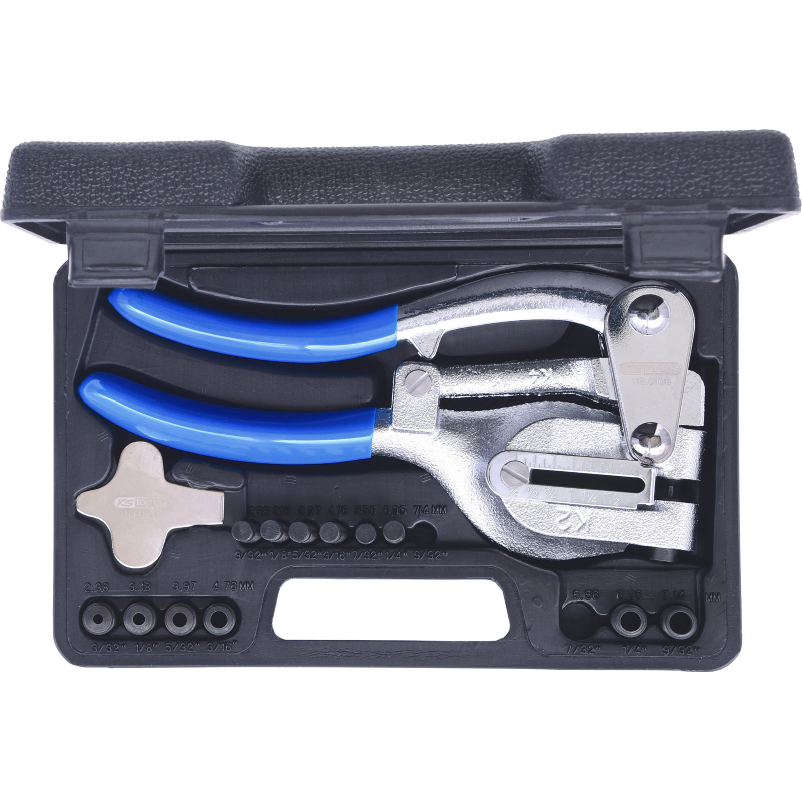 KS TOOLS Lochzangen-Satz 16tlg. - 118.0105