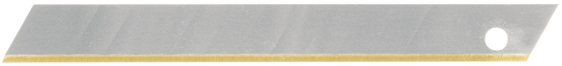 Abbrechklinge L80xB9,1xS0,4mm TiN 12 Sollbruchstellen 10 St./Spender TECWERK