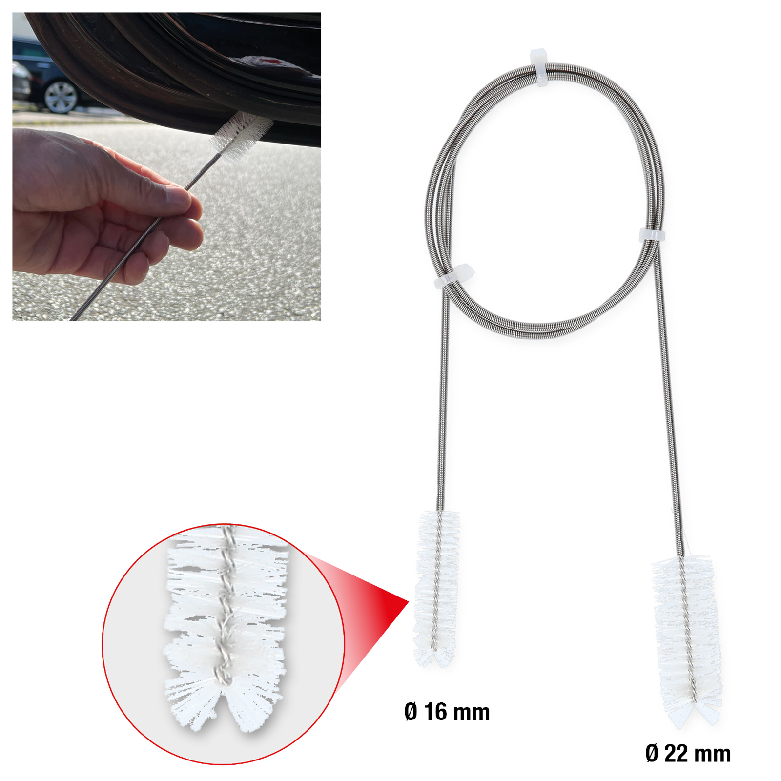 KS TOOLS Flexible Reinigungsbürste - 150.1762