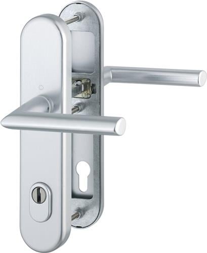 HOPPE Schutzgarnitur Stock.1140/3332ZA/3410 Alu.F1 92mm 67-72mm - 3666465