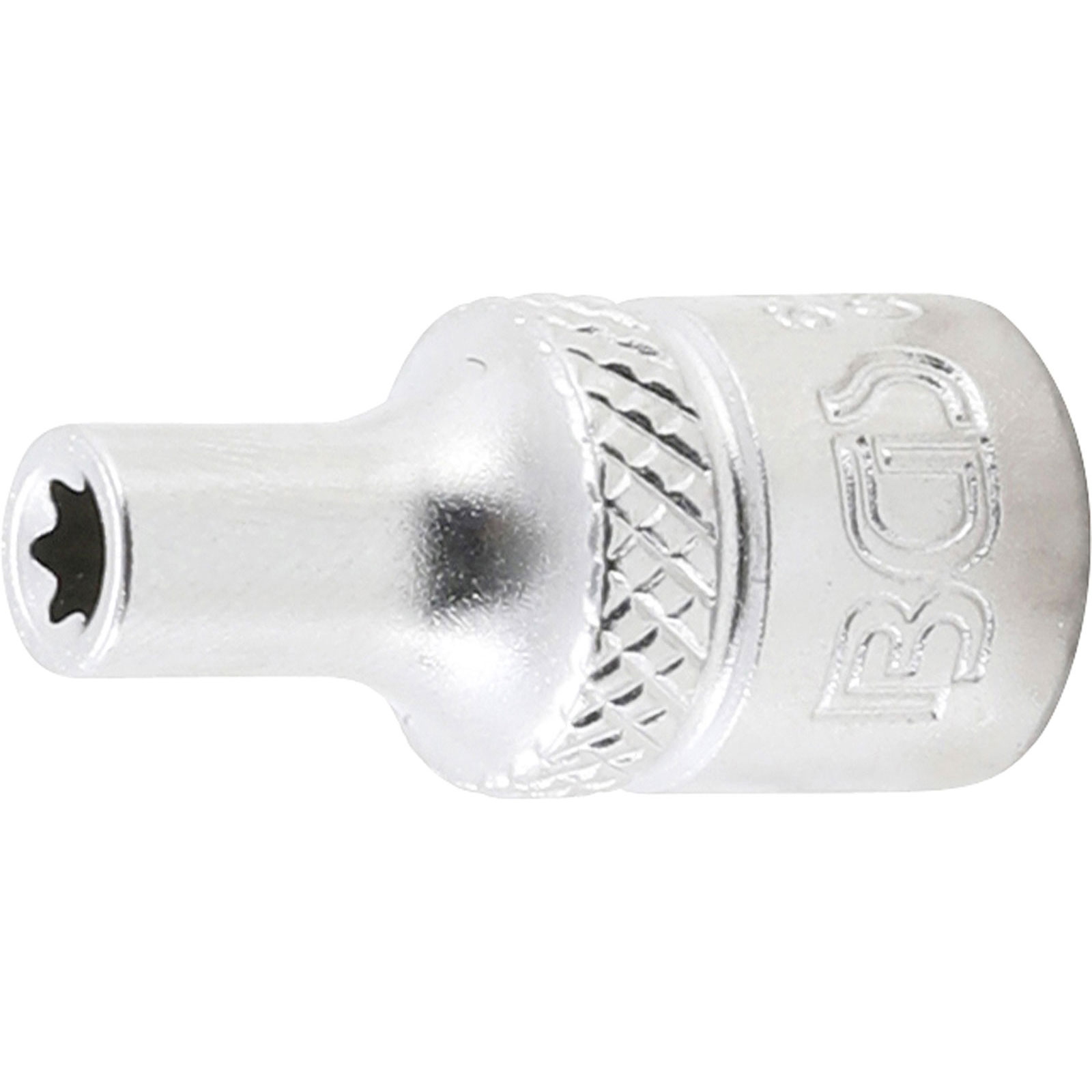 BGS Steckschlüssel-Einsatz E-Profil Antrieb Innenvierkant 6,3 mm (1/4") SW E4 - 6404