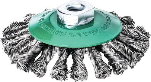 Lessmann Kegelbürste Ø 115 mm M14 Drahtstärke 0,5 mm - 472.857.WZ