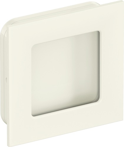 HEWI Schiebetürmuschel 544.60 PA 99 reinweiß glänzend quad.f.HLT L.60mm B.60mm - 544.60 99