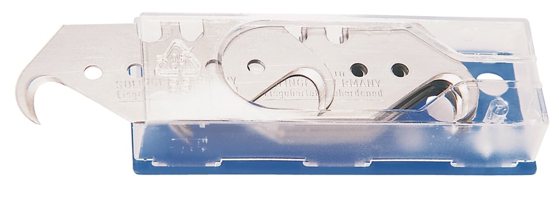 Hakenklinge L48,2xB18,7xS0,65mm m.Lochung 10 St./Spender TECWERK