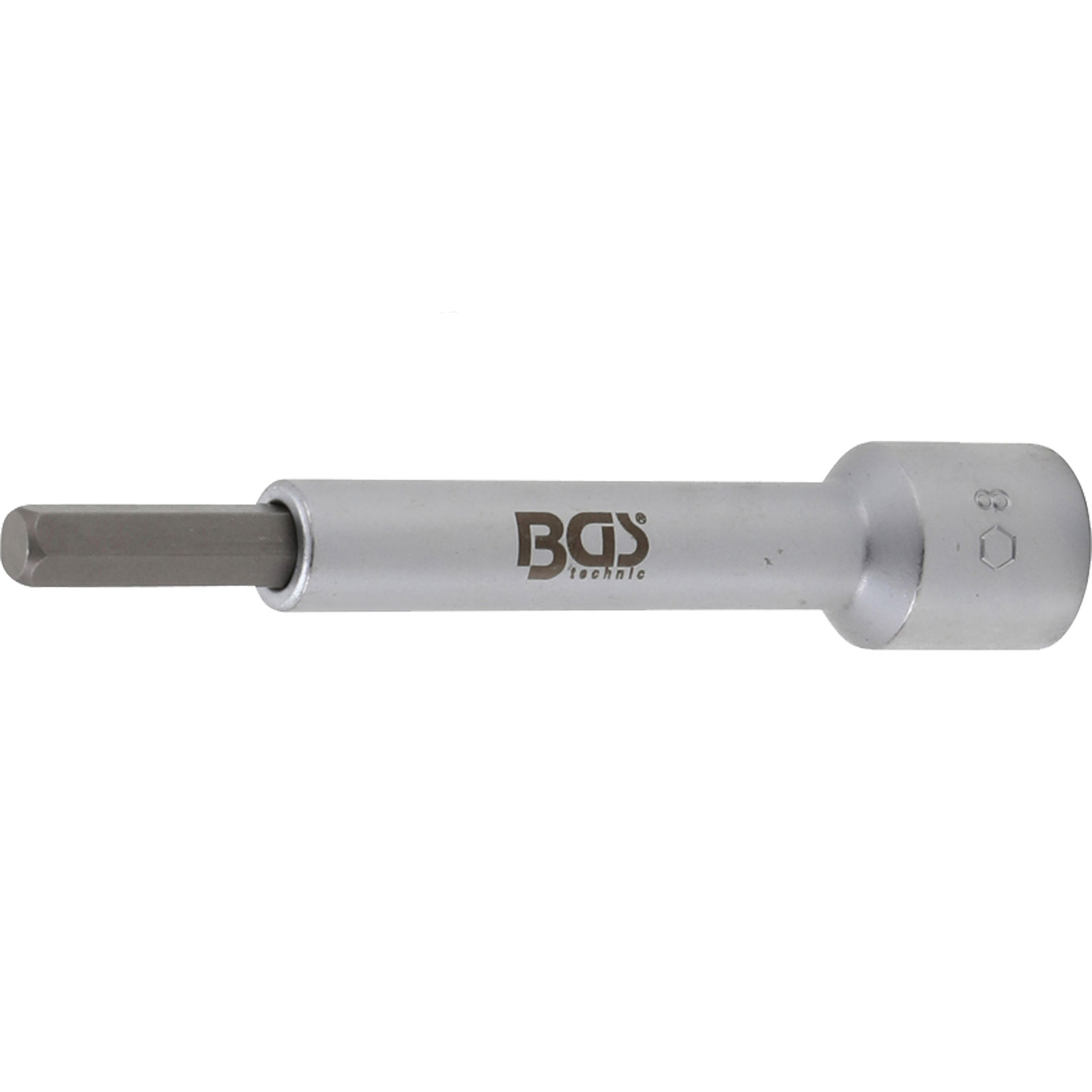 BGS Bit-Einsatz Antrieb Innenvierkant 12,5 mm (1/2") Innensechskant 8 mm - 2087-H8