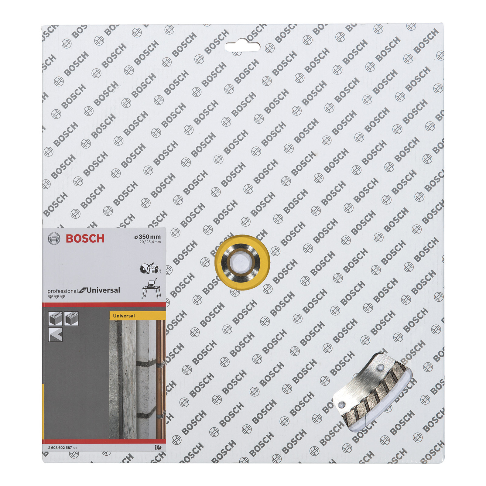 Bosch Diamanttrennscheibe Standard for Universal Turbo, 350 x 20,00+25,40 x 3 x 10 -2608602587