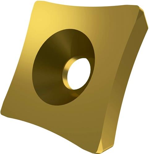 Scarfing-Schneideinsatz ISO SPUB 19-R50:6640 Radius 50mm MT-CVD beschicht. Gold