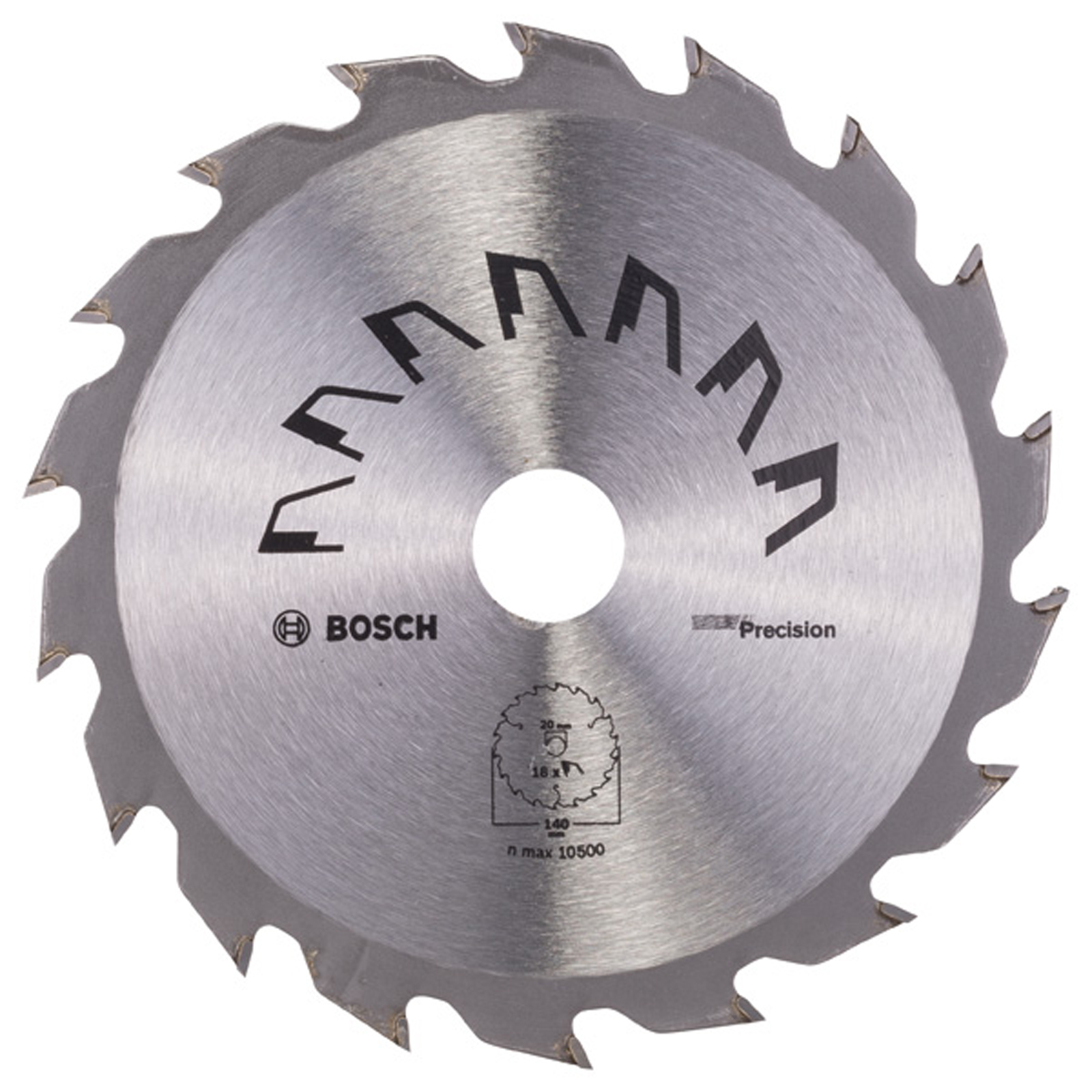 Bosch Kreissägeblatt PRECISION D= 140 mm Bohrung= 20 mm Z= 18 - 2609256849
