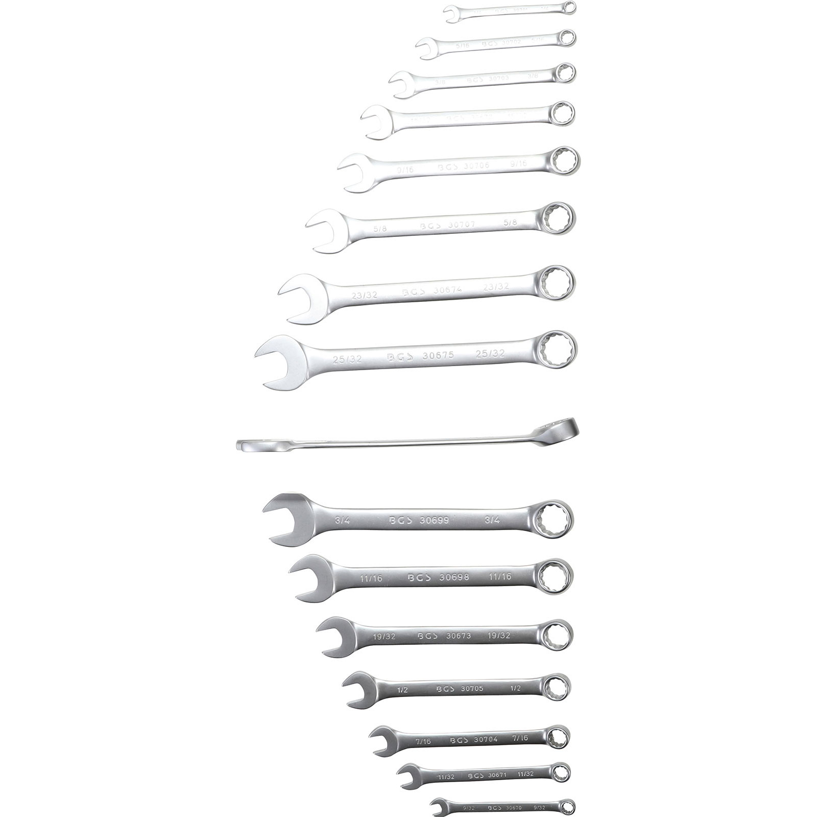 BGS Maul-Ringschlüssel-Satz SW 6 - 32 mm 25tlg. - 30100