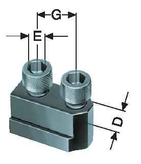 Röhm Nutenstein mit Schraube, Nutbreite 12, Befestigungsgewinde M10X20, verlängerte Ausführung - 1028192