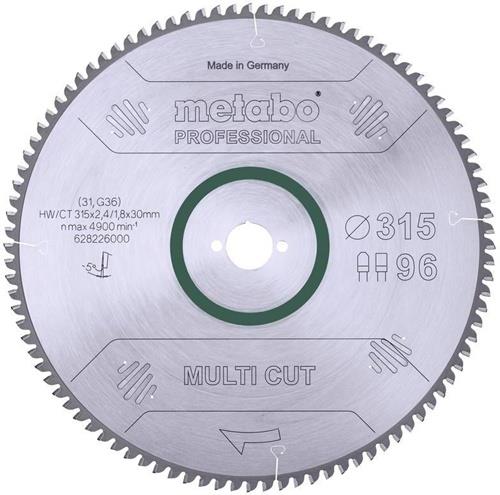 Kreissägeblatt multi cut professional HW/CT 315x30x2,4/1,8 D315xB2,4x30mm 96Z.