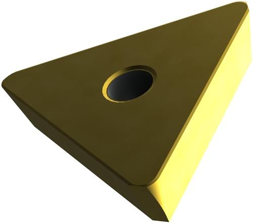 Fräswendeschneidplatte ISO TPKN 2204PDSR:M8330 Tiefe 17mm PVD beschichtet Gold