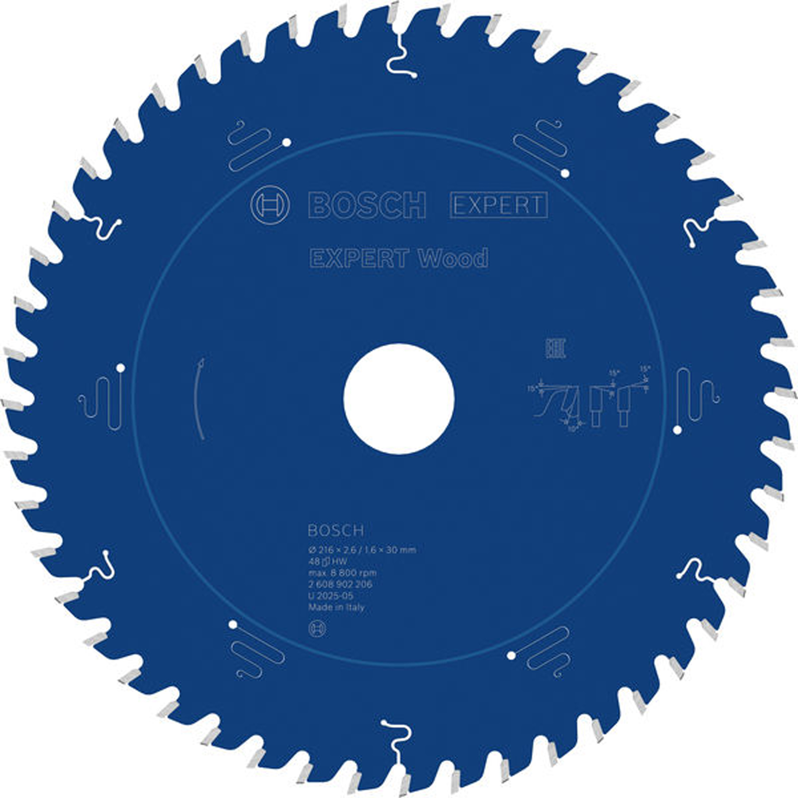 Bosch EXPERT Wood Kreissägeblatt 216x30 mm Z48 - 2608902206