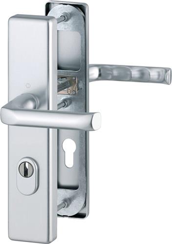 HOPPE Schutzgarnitur London 113/2222ZA/2210 Alu.F1 72mm 42-47mm - 3672961