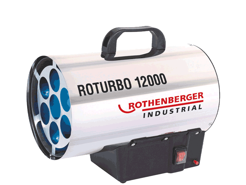 Rothenberger Industrial Heizkanone ROTURBO 12000 für leistungsstarke Wärme