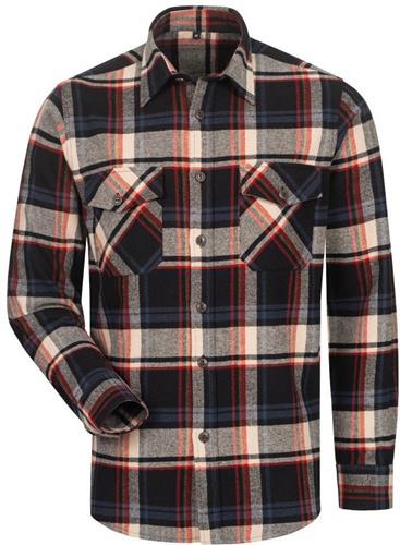 Hemd TURRELL Gr.XL schwarz/marine/beige/rot kariert CRAFTLAND